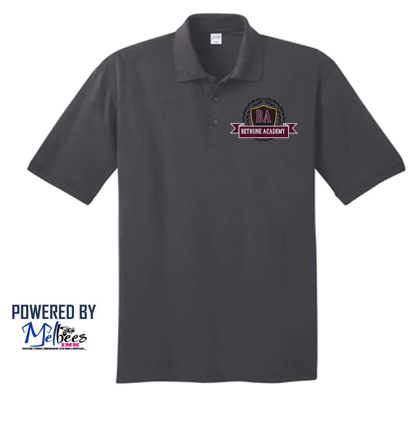 BETHUNE ACADEMY COTTON POLOS. - Polk School Uniform