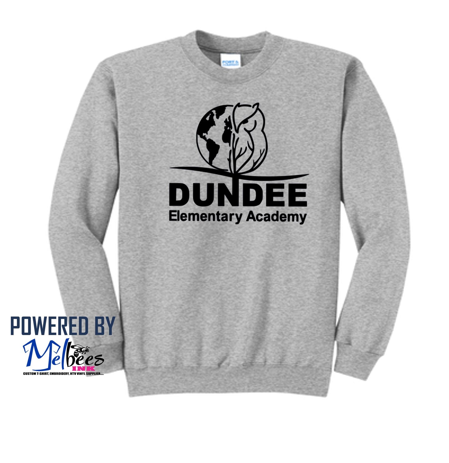 Dundee Elementary Academy Core Fleece Crewneck Sweatshirt - Polk School Uniform