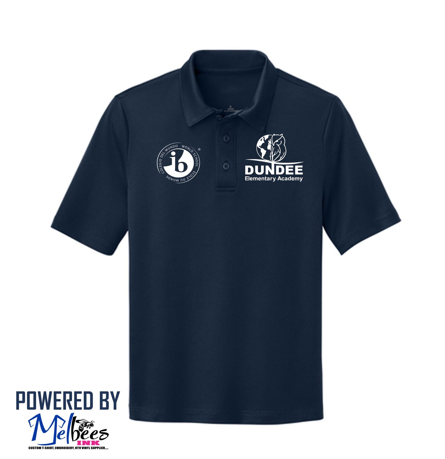 Dundee Elementary Academy DRIFIT Polo (Embroidered) - Polk School Uniform