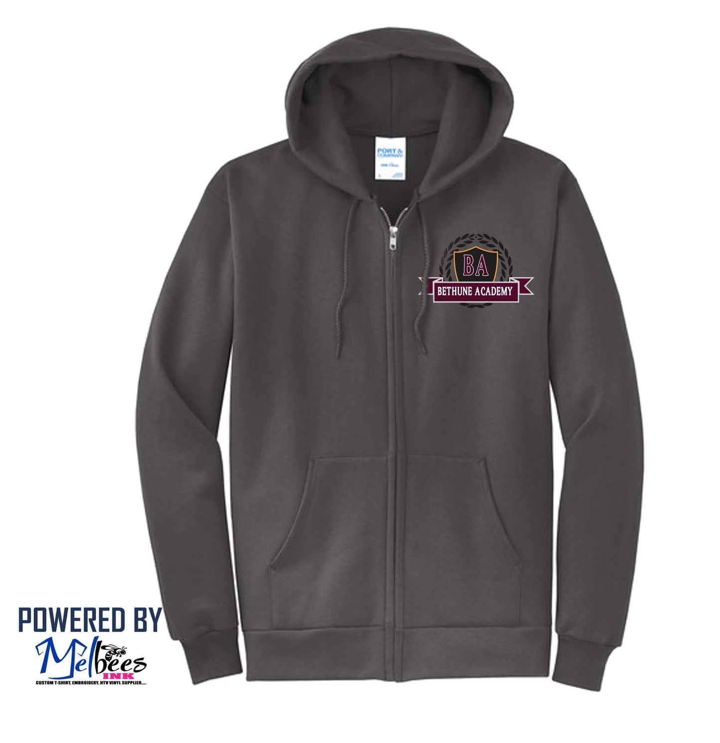 BETHUNE ACADEMY COZY ZIP SWEATS. - Polk School Uniform