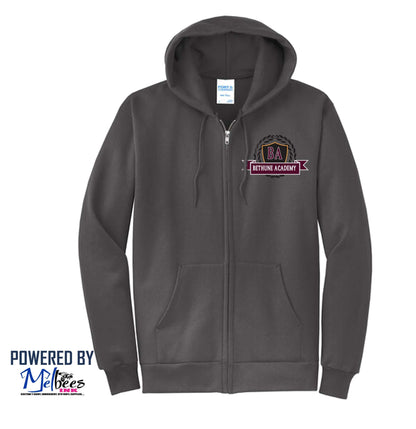 BETHUNE ACADEMY COZY ZIP SWEATS. - Polk School Uniform