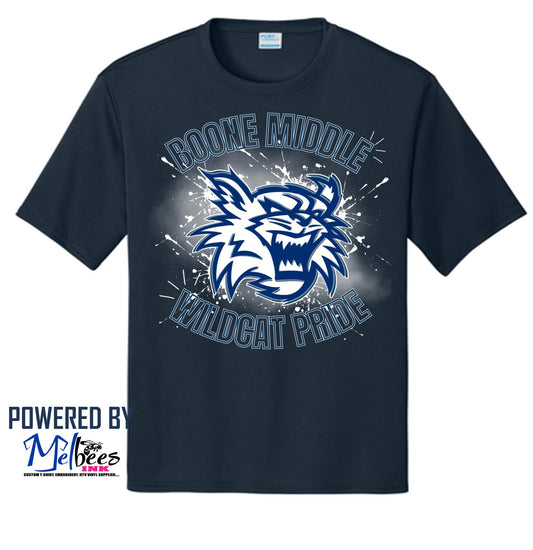 Boone Middle School  Drifit Tee '6th Grade' - Polk School Uniform