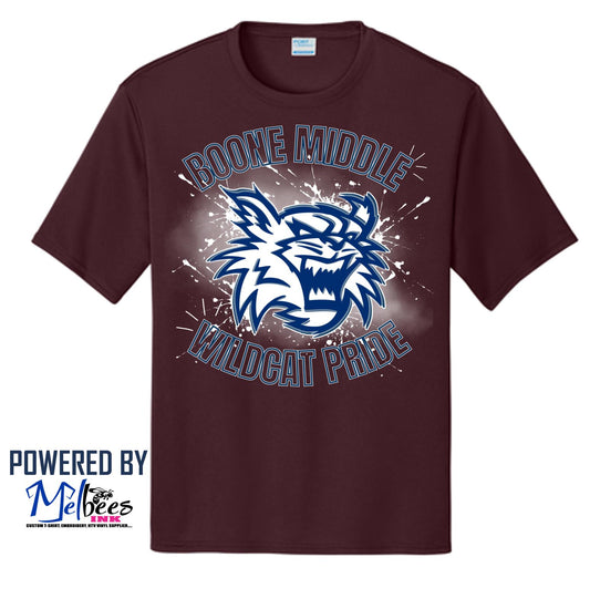 Boone Middle School  Drifit Tee '8th Grade' - Polk School Uniform