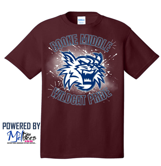 Boone Middle School Cotton T-shirt '8th Grade' - Polk School Uniform