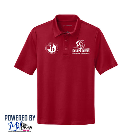 Dundee Elementary Academy DRIFIT Polo (Embroidered) - Polk School Uniform
