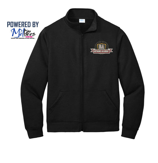 Bethune Academy Core Fleece Cadet Full-Zip Sweatshirt - Polk School Uniform