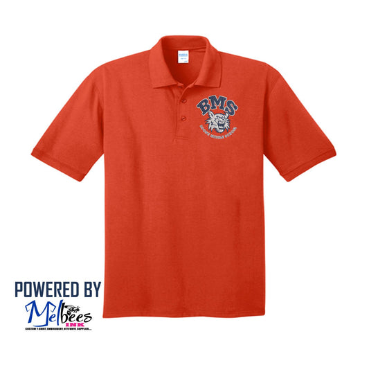 Boone Middle Core Blend Jersey Knit Polo ''Color Set-2'' - Polk School Uniform
