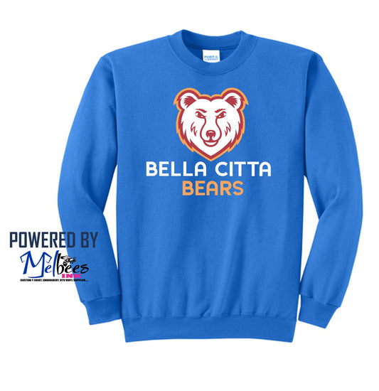 Balle Citta Core Fleece Crewneck Sweatshirt 'Royal Color' - Polk School Uniform