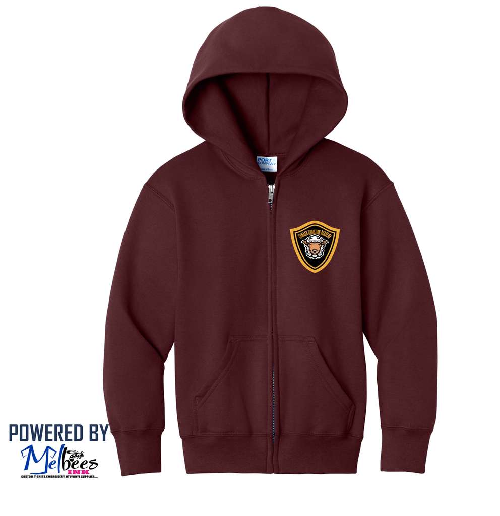 Canaan Christian Academy Cozy zip Sweats - Polk School Uniform