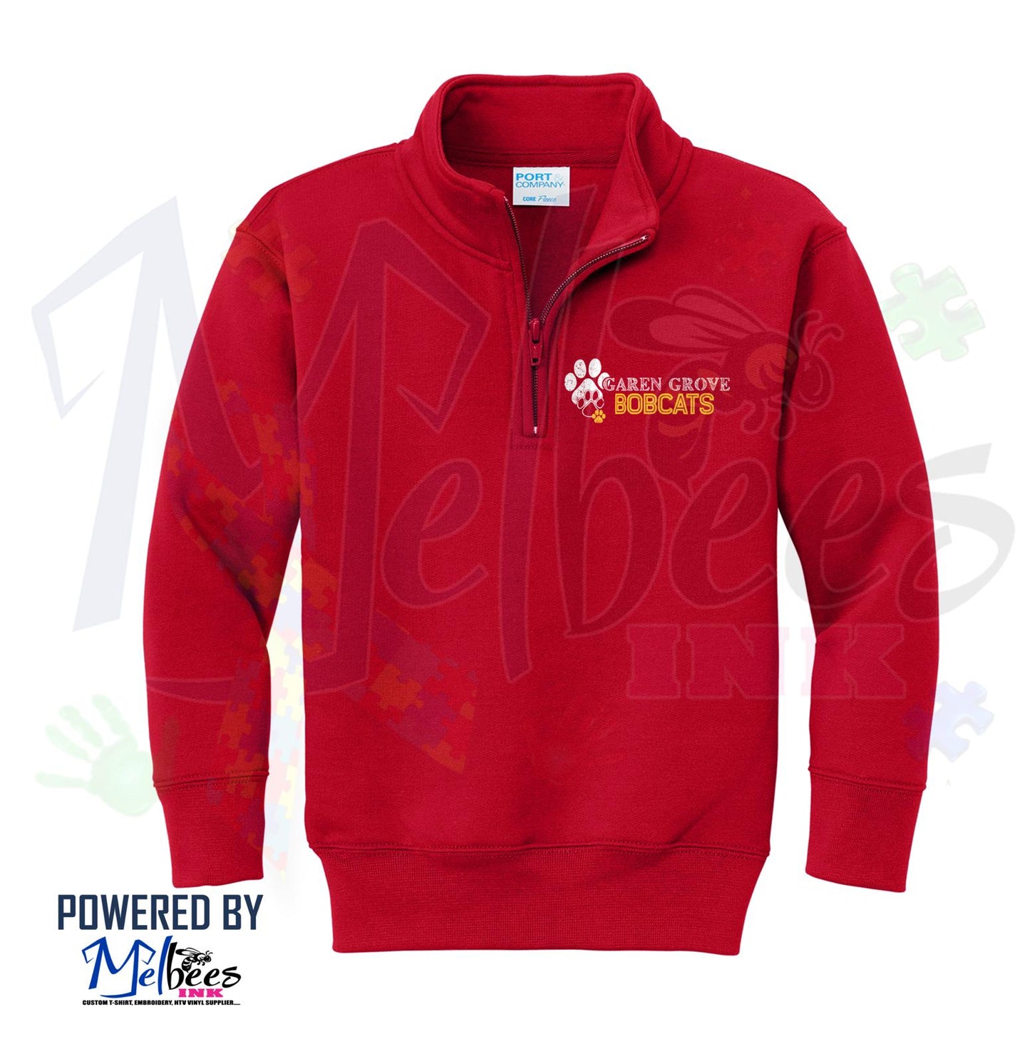 Garden Grove Elementary Core Fleece 1/4-Zip Pullover Sweatshirt
