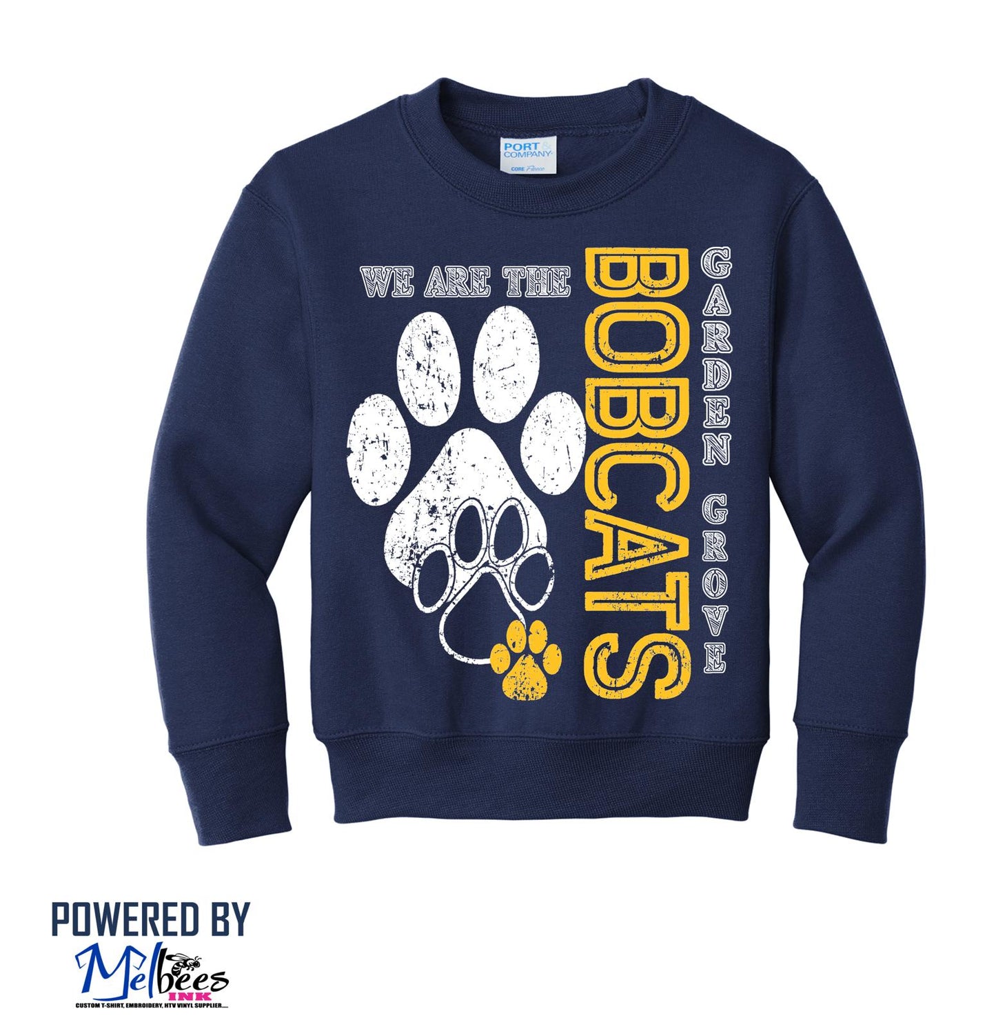 Garden Grove Elementary Fleece Crewneck Sweatshirt - Polk School Uniform