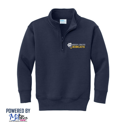 Garden Grove Elementary Core Fleece 1/4-Zip Pullover Sweatshirt - Polk School Uniform