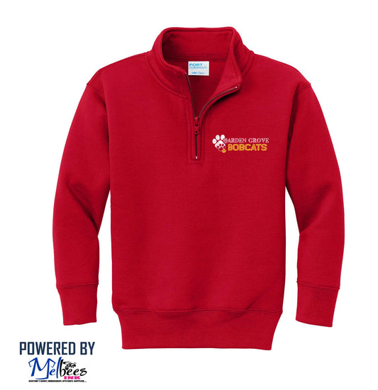Garden Grove Elementary Core Fleece 1/4-Zip Pullover Sweatshirt - Polk School Uniform